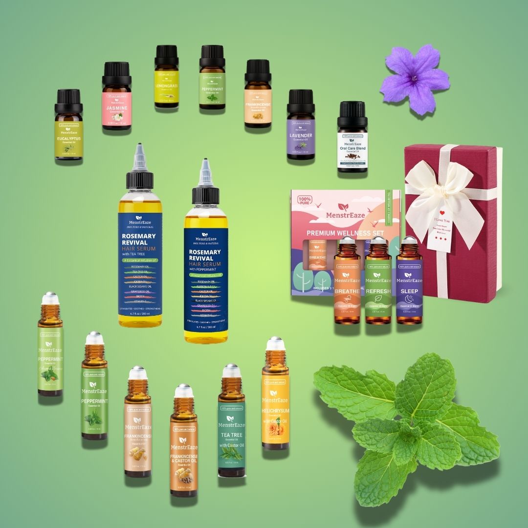 MenstrEaze Aromatherapy and Essential Oils