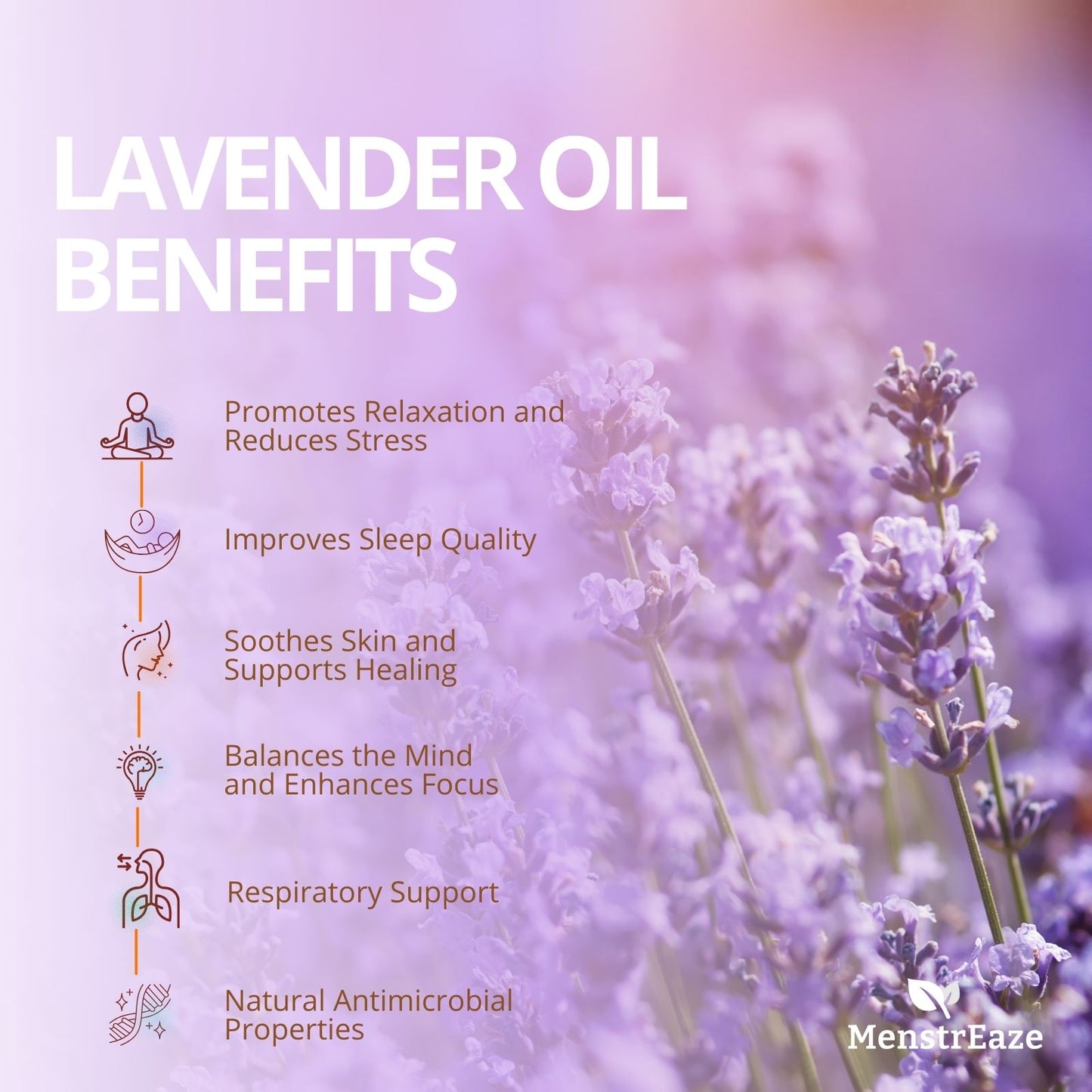 Lavender Essential Oil Dropper Bottle for Home Aromatherapy, Scented Candle and Body Massage, 10ml