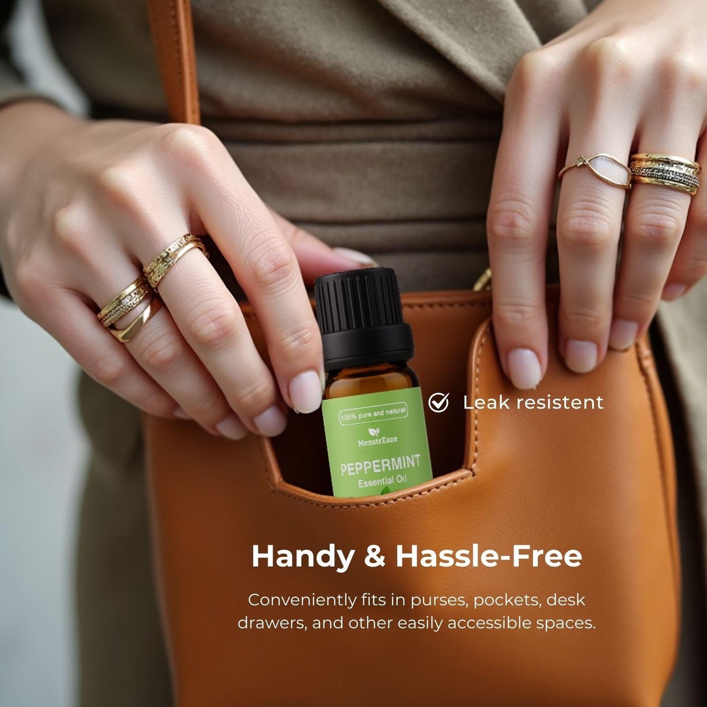 The best pure peppermint oil blended with grapeseed oil and ready for use