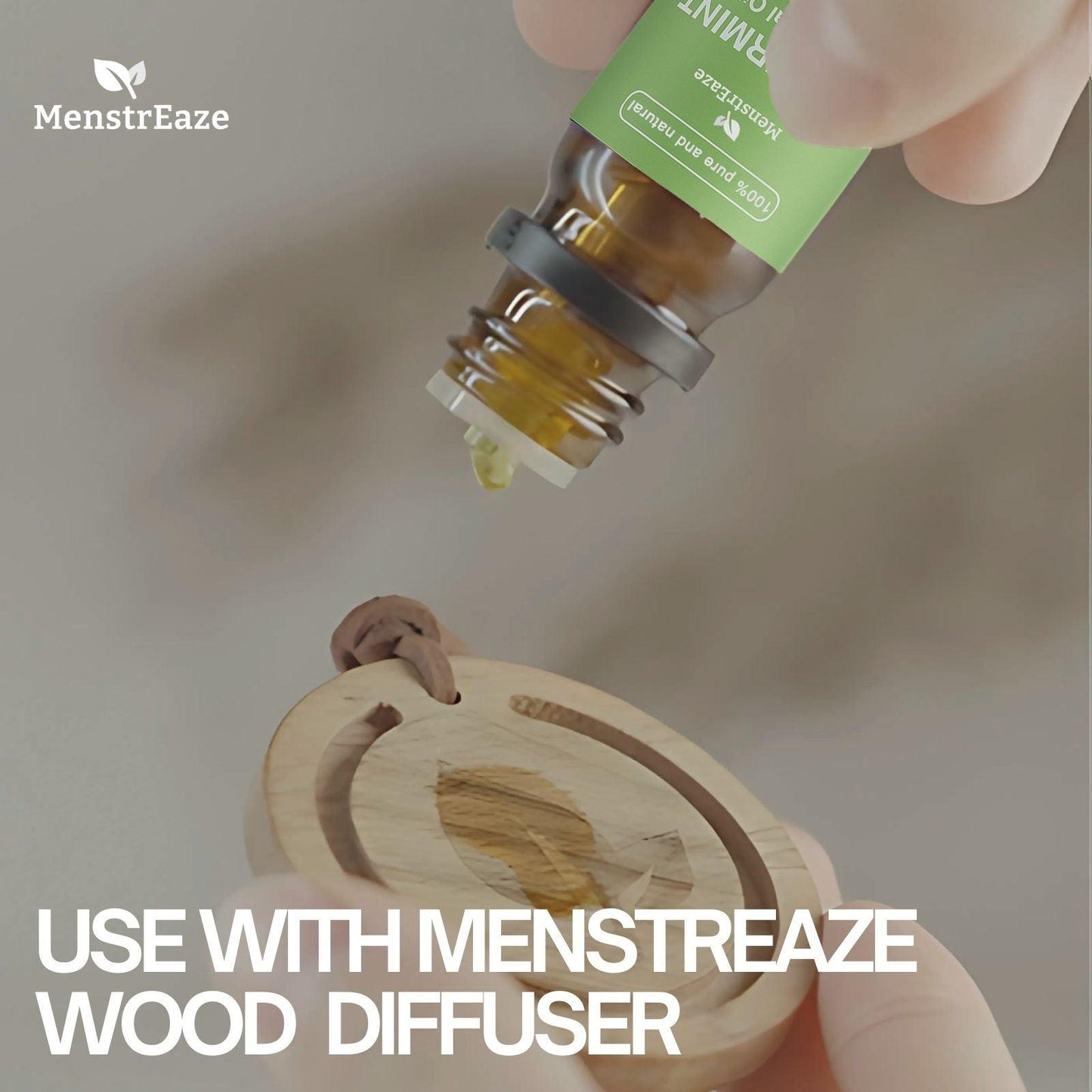 The best pure peppermint oil blended with grapeseed oil and ready for use