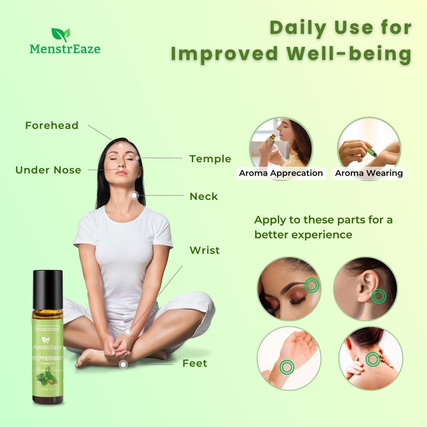 Peppermint Essential Oil Roll-On