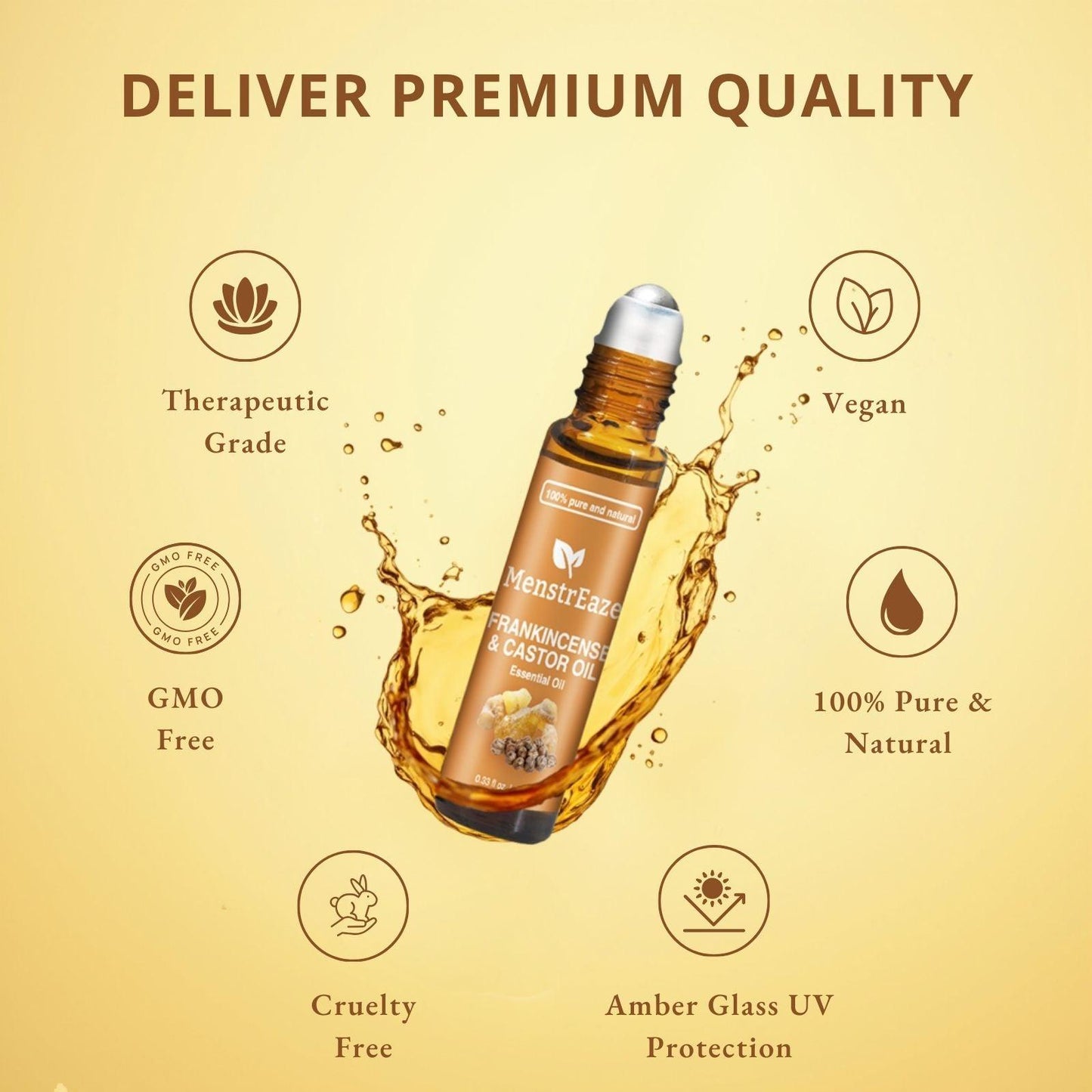 The best frankincense and castor oil roller