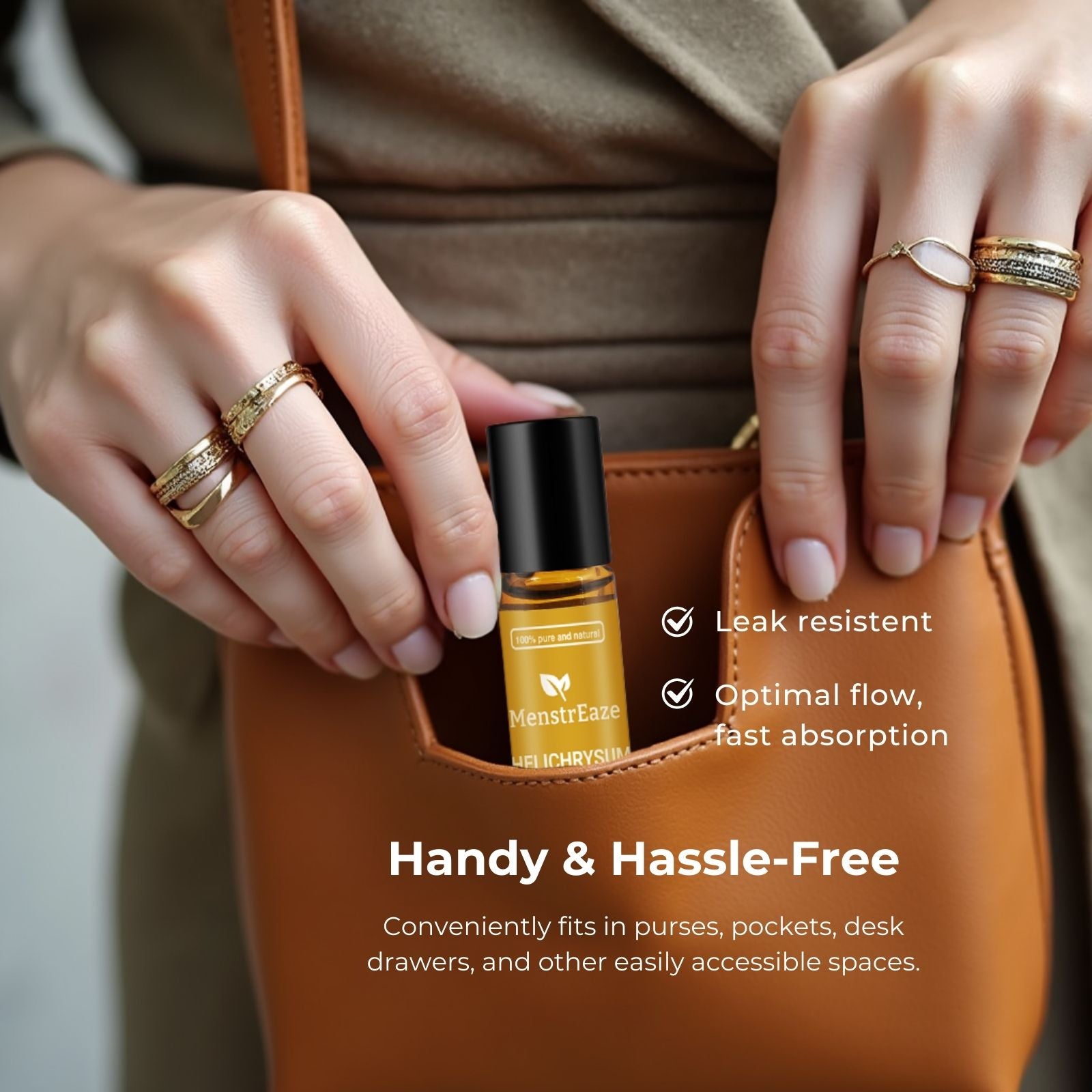 Helichrysum Castor Oil Rollon Size