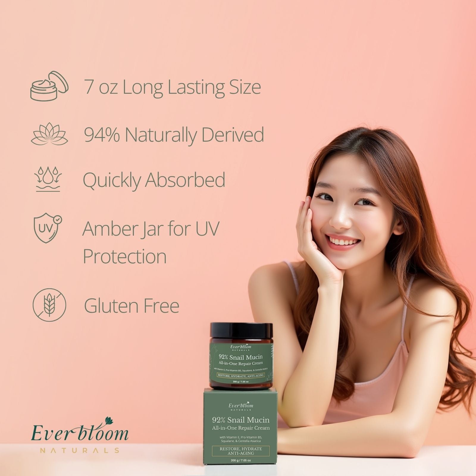 Snail Mucin Repair Cream Highlight