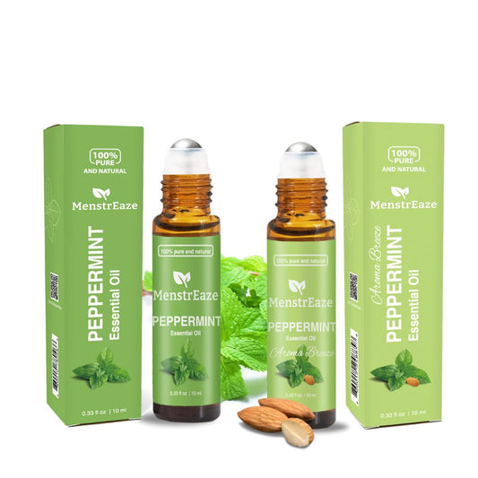 Peppermint Refresh Duo – Cooling Roll-On Gift Set for Headache & Stress Relief, 2x10ml