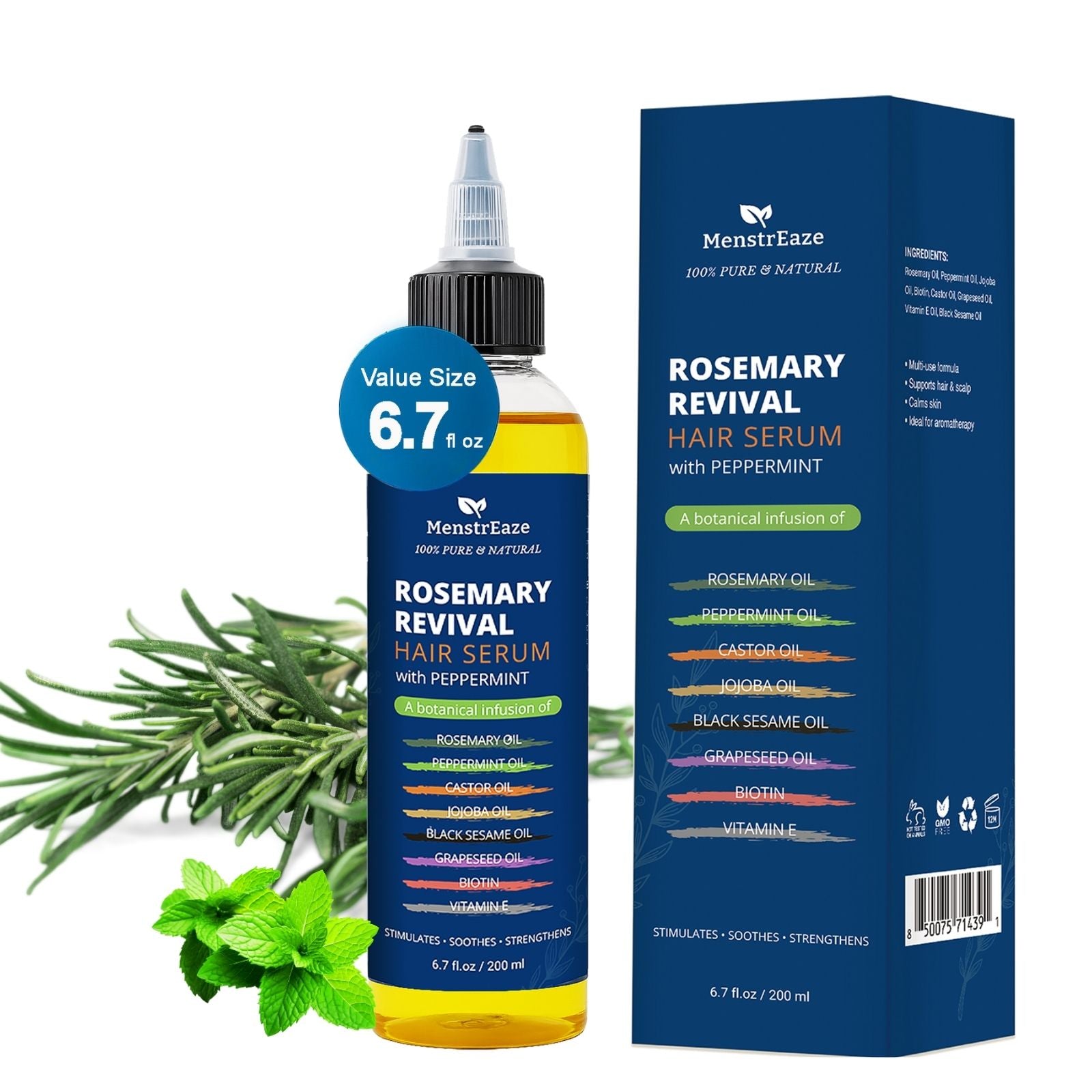 Rosemary Hair Serum with Peppermint