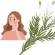 Logo representing this research and benefits: Tea Tree for Skin