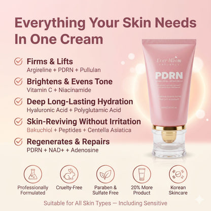 PDRN Hyaluronic Acid Cream with Bakuchiol & Niacinamide | 2.03 fl oz