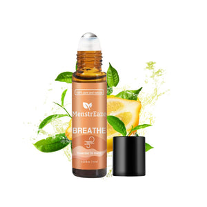 Breathe Essential Oil Roll-On, 100% Natural and Therapeutic-Grade, 10 ml