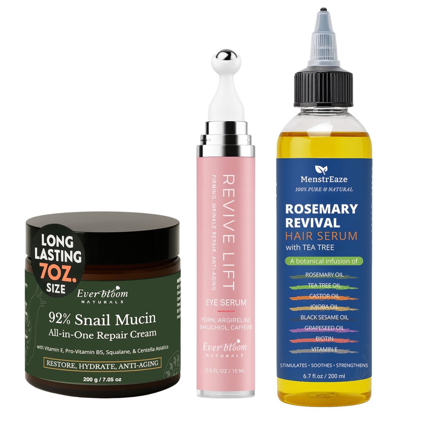 Glow Custom Beauty Set – Build Your Own Gift Box with Face Care, Eye Serum & Hair Oil