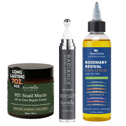 Glow Custom Beauty Set – Build Your Own Gift Box with Face Care, Eye Serum & Hair Oil