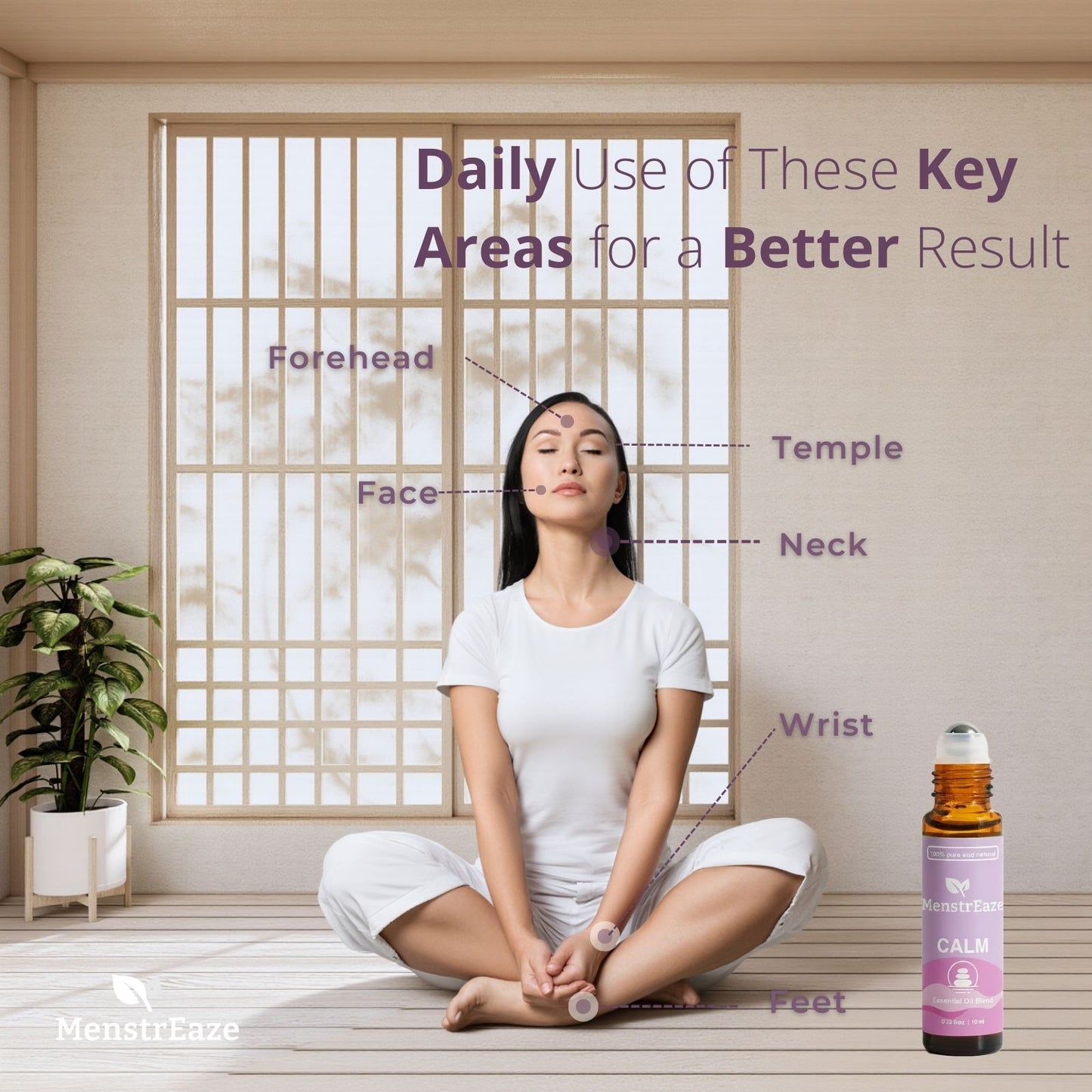 Calm Essential Oil Roll-on Usage