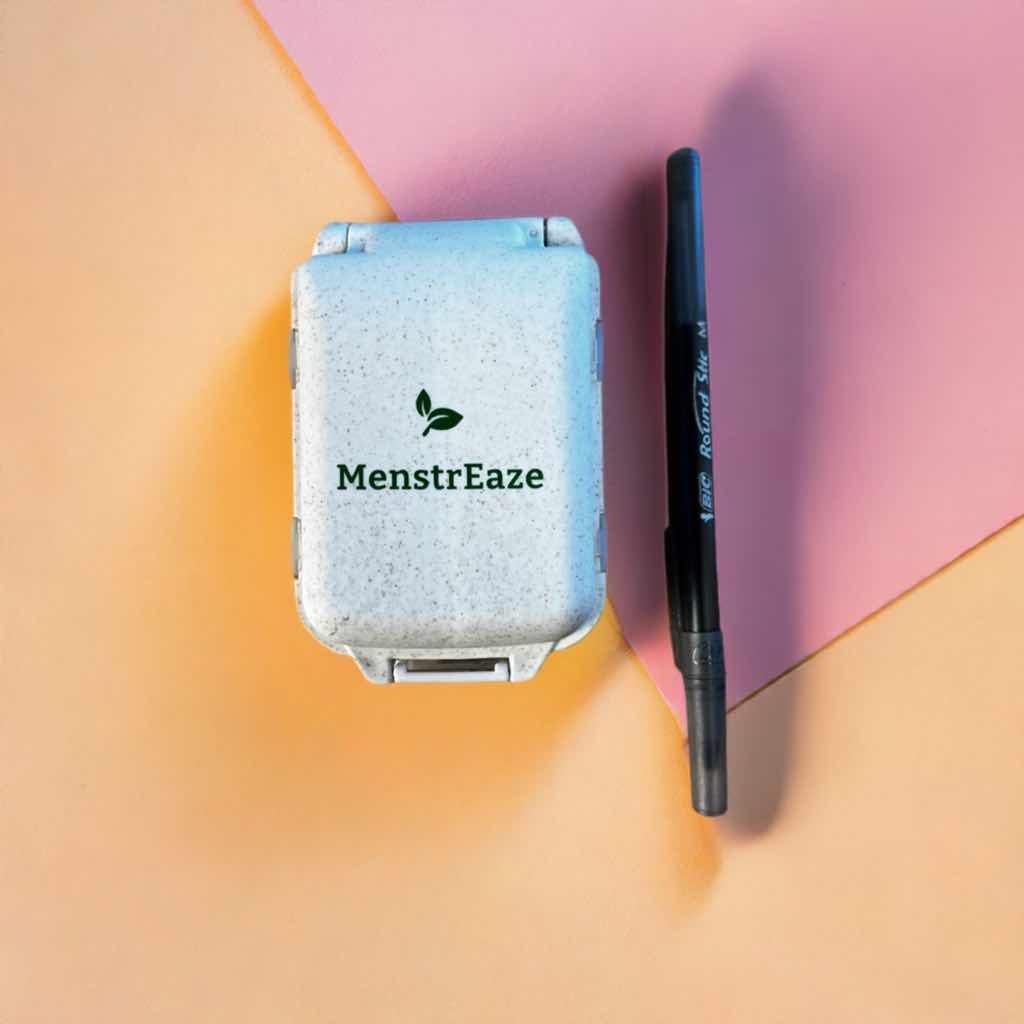 MenstrEaze White Supplement Case