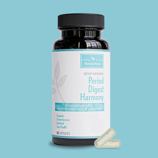 Period Digest Harmony: Period Digestive Support for Women - MenstrEaze: Comfort in Every Phase