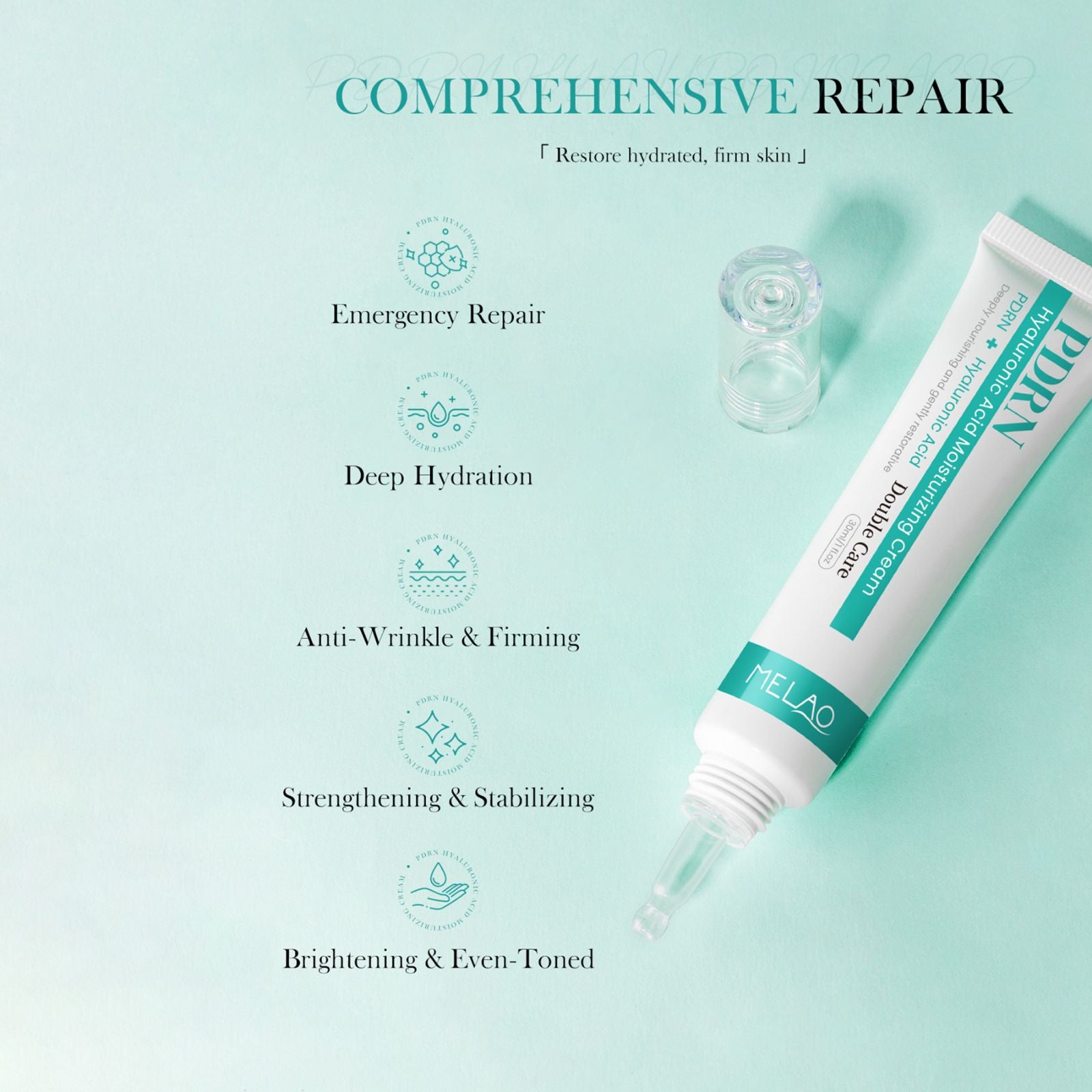 PDRN Hyaluronic Acid Moisturizing Cream Highlights