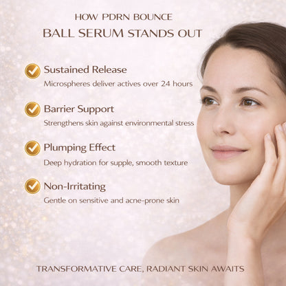 PDRN Bounce Ball Serum for Firmness, Radiance & Deep Hydration, 1.35 fl oz