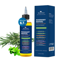 Rosemary, Peppermint & Castor Hair Growth Oil for Refreshes Scalp, 6.7 fl oz