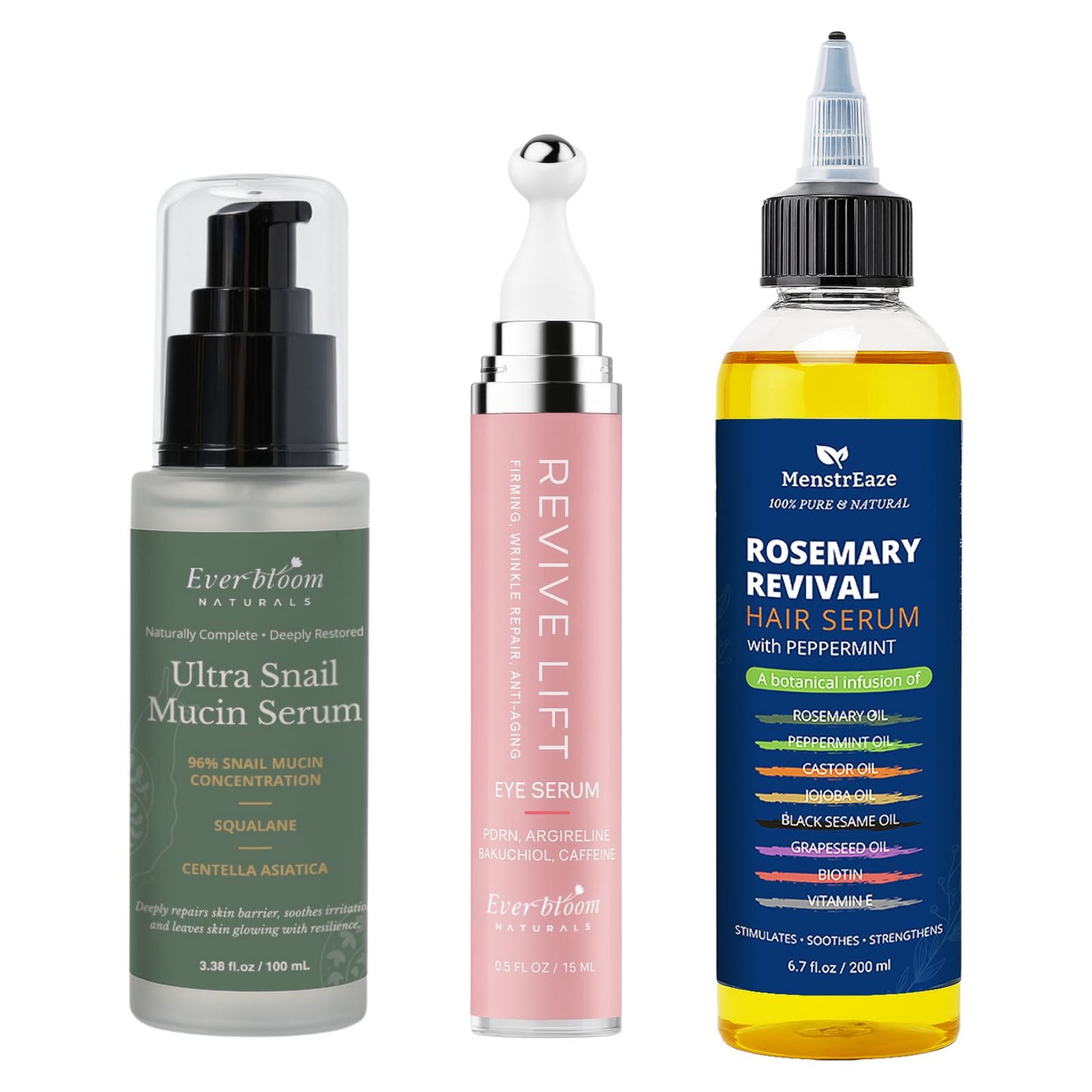 Glow Custom Beauty Set – Build Your Own Gift Box with Face Care, Eye Serum & Hair Oil