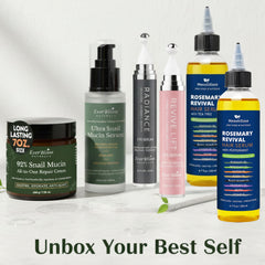 Glow Custom Beauty Set – Build Your Own Gift Box with Face Care, Eye Serum & Hair Oil