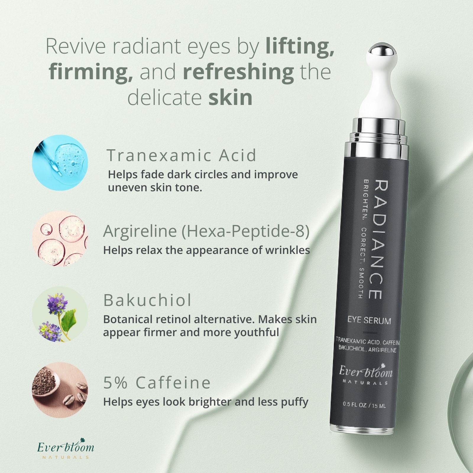 Tranexamic Acid Eye Serum Ingredients