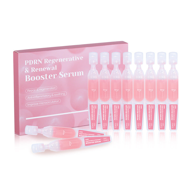PDRN Regenerative & Renewal Booster Serum with Salmon DNA, Niacinamide, Collagen & Hyaluronic Acid for Firmness, Radiance & Deep Hydration