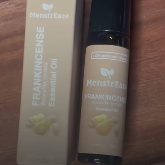 Frankincense & Grapeseed Essential Oil Roll On for Fine lines and Daytime Skincare, 10 ml